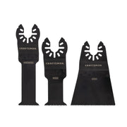 Photo of Craftsman oscillating tool blades set, SKU CMAO202, for wood and hardwood, front angle on white background.