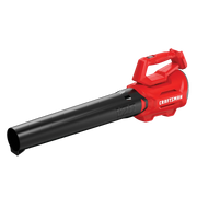 Photo of Craftsman cordless leaf blower CMCBL700B, red and black, side angle on white background.