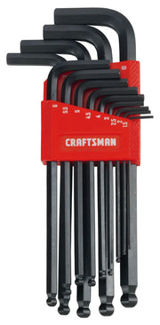 Craftsman hex key set CMHT26009 white background beauty shot front angle