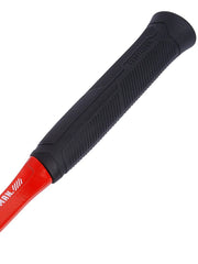 Craftsman CMHT54179 hammer handle in black and red, close-up angle on white background.
