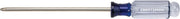 Photo of Craftsman CMHT65005 Phillips screwdriver with clear handle, side view on white background.
