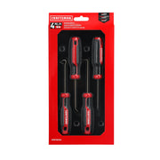 Photo of Craftsman hook and pick tool set with black and red handles, SKU CMHT65134, front angle.
