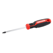 Craftsman Phillips screwdriver CMHT65172, black and red handle, side angle on white background.
