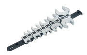 Craftsman flare nut crowfoot wrench set CMMT12071 white background beauty shot angled view