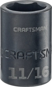 View of CRAFTSMAN Sockets: Impact on white background