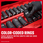 CRAFTSMAN sockets with color rings in tray. SKUs: 0-29-808, CMMT16886, CMMT16881, CMMT16885, CMMT16880, CMMT16887