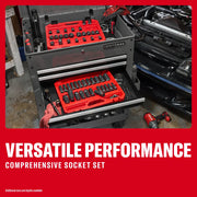 CRAFTSMAN socket set in toolbox with SKUs 0-29-808, CMMT16886, CMMT16881, CMMT16885, CMMT16880, CMMT16887, CMMT16971