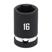 A black Craftsman socket tool with the number 16 printed in white, designed for use with a ratchet or wrench.