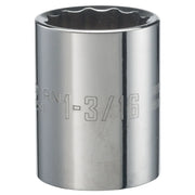 Craftsman chrome socket 1-3/16 inch, deep well, 12-point, front angle, CMMT19591.
