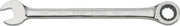 Photo of Craftsman CMMT42572 ratcheting combination wrench, 14mm, chrome finish, side view on white background.