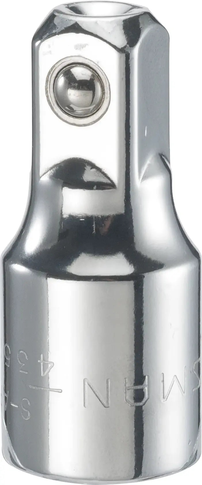 Craftsman chrome extension bar CMMT43522, close-up front angle on white background, reflective metal finish.