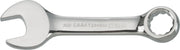 Photo of Craftsman CMMT44118 17mm combination wrench, chrome finish, on white background, side view.