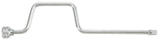 Photo of CRAFTSMAN speed brace, chrome finish, knurled handle, SKU CMMT44161, tool category, side angle on white background.
