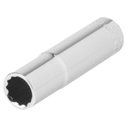 Craftsman chrome deep socket with 12-point design CMMT44415, product photo on white background.