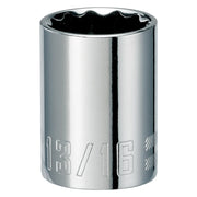 Photo of Craftsman 13/16-inch chrome socket, SKU CMMT47511, tool photographed upright on white background.