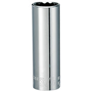Craftsman chrome deep socket, 3/4 inch size, SKU CMMT47525, shown upright on white background.