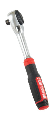 CRAFTSMAN ratchet wrench with black and red handle, SKU CMMT86000, product photo on white background.