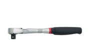 Photo of Craftsman ratchet with black grip, side view, SKU CMMT86334V, hand tool category.