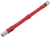Photo of Craftsman red double-ended socket wrench, SKU CMMT98342, angled view on white background.