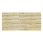 A photograph of a rectangular wooden slat board with a light natural wood finish and horizontal grain, used for organizing or displaying items.