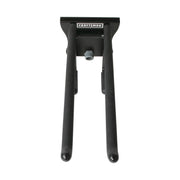 Photo of Craftsman tool holder CMST82606VT, black metal wall-mount with two padded arms, front view.