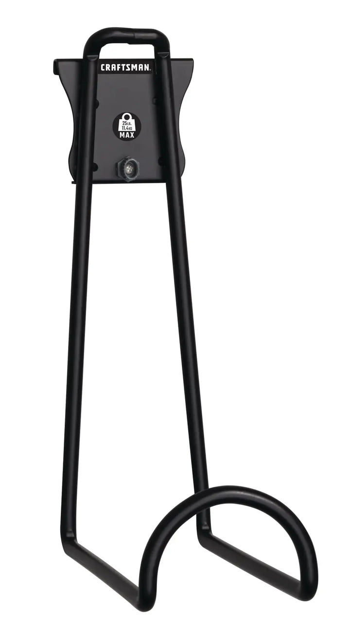 Photo of Craftsman CMST82614VT black steel garage hook, front view, for tool storage.