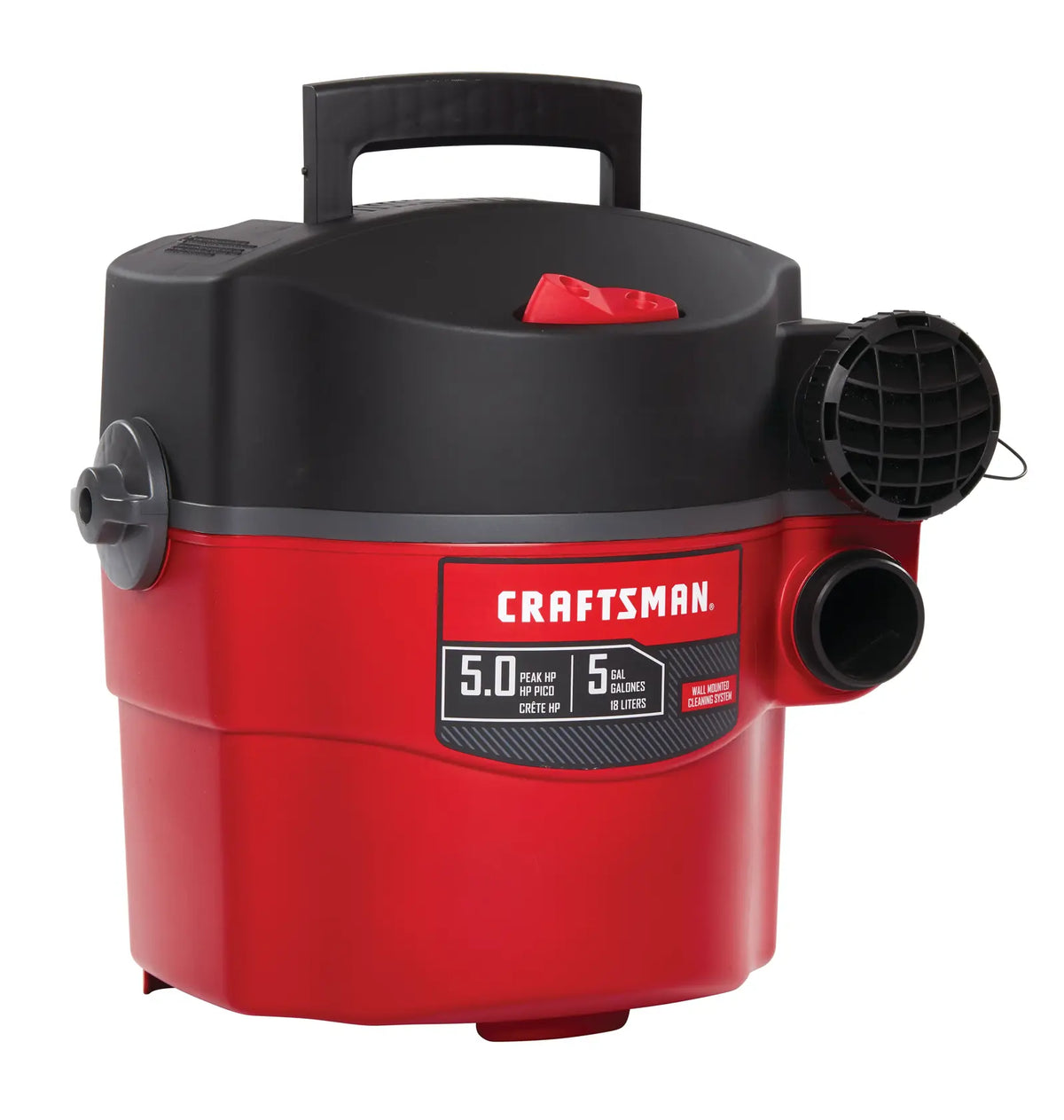 Craftsman wet/dry vacuum CMXEVBE17595 white background beauty shot front angle