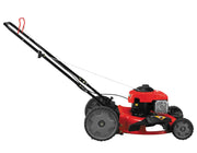 Craftsman gas push lawn mower CMXGMAM1125500 white background beauty shot side angle.