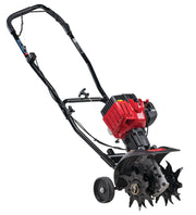 Craftsman gas-powered tiller CMCGT99021 white background beauty shot front angle