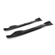 Craftsman lawn mower blade CMXGZAM110103 white background beauty shot top-down angle.