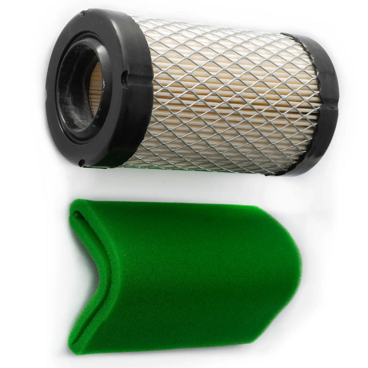 Craftsman air filter and foam pre-filter CMXGZAM110136 white background beauty shot front angle
