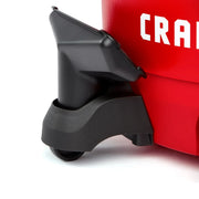Photo of CRAFTSMAN CMXZVBE38630 wet/dry vacuum caster and accessory storage, angled on white background.