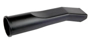 Black+Decker vacuum crevice tool accessory on white background beauty shot, side angle