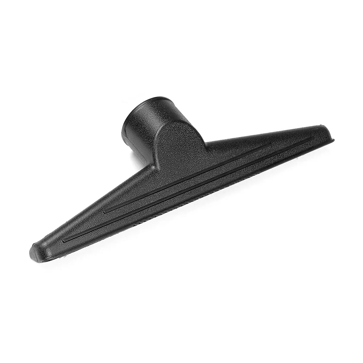 Black+Decker vacuum floor nozzle black plastic white background beauty shot top angle