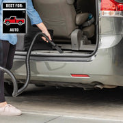 Craftsman auto vacuum hose used to clean minivan interior, CMXZVBE38741, car cleaning accessory